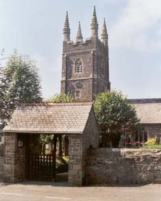 Poughill Church, dating from the 15th century