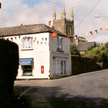 Village shop and Post Office in the centre of Poughill, Bude