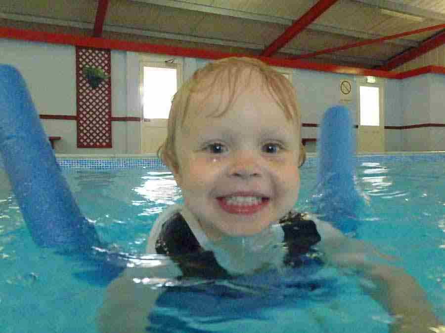 out swimming pool provides fun every day 